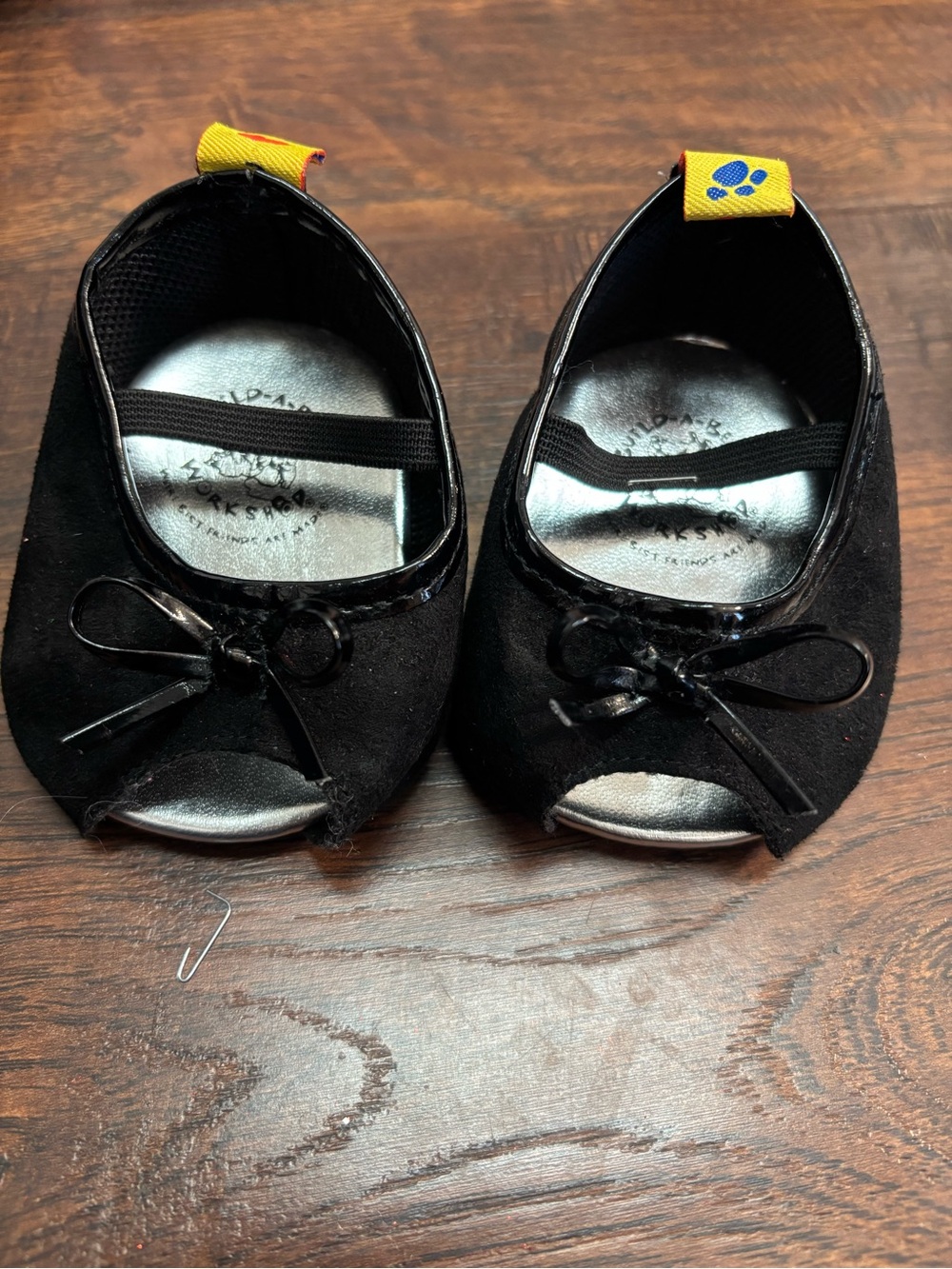 Build-A-Bear Workshop black peep-toe heels
